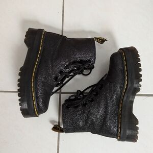 Dr Martens Molly Glitter Black size 6